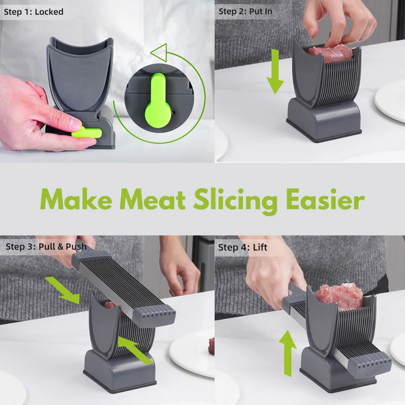 KitchenSlicePro™  Manual Quick Meat Slicer
